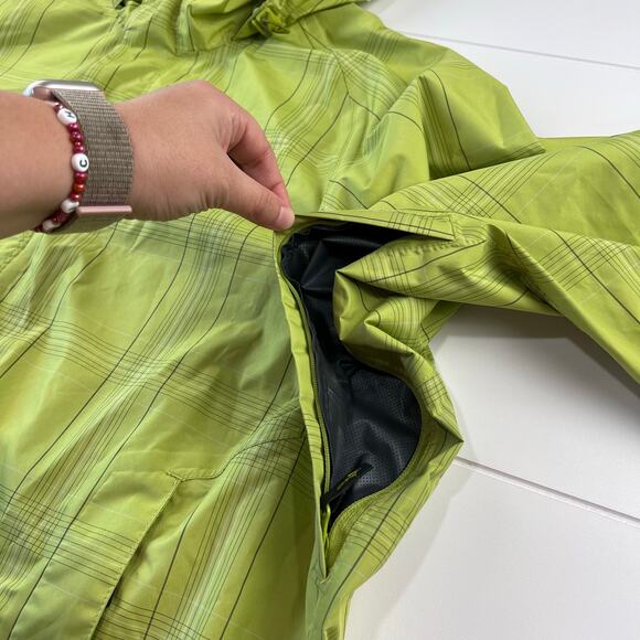 Merrell opti-shell Rain Jacket Windbreaker Lime Green men’s size XXL - Picture 6 of 10
